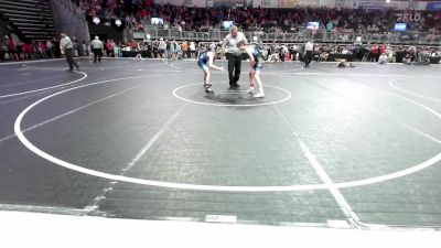 108 lbs Consi Of 8 #2 - Hudson James, Crusader Wrestling Club vs Kaden Mitchell, Waukon Indian Wrestling