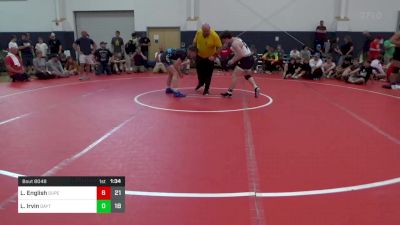 160 lbs Pools - Liam English, Superior W.A. (NY) vs Landon Irvin, Dayton Bandits