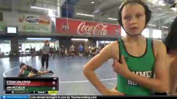 80 lbs Round 7 (10 Team) - Ethan Halstead, Alabama Elite Black&nbsp; vs Ian McCallie, Team Hammerhouse