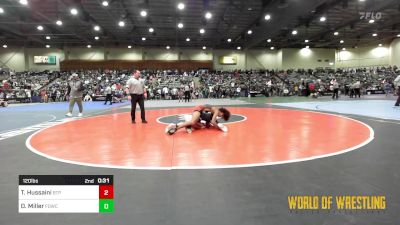 120 lbs Round Of 32 - Teric Hussaini, Tulsa Blue T Panthers vs Devin Miller, FordDynasty Wrestling Club