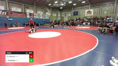 106 lbs Consi Of 16 #2 - Xavier Garcia, Clovis West vs Isaiah Posadas, Highland (Bakersfield)