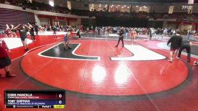 138 lbs Cons. Round 3 - Chris Mancilla, Yukon High School Wrestling vs Toby Shipman, Threestyle Wrestling Of Oklahoma