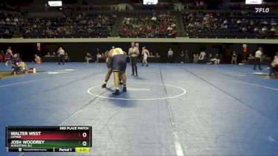 285 lbs 3rd Place Match - Walter West, Luther vs Josh Woodrey, Augustana (IL)