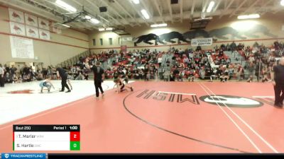 78 lbs Quarterfinal - Trenton Marler, White River Hornets Wrestling Club vs Sonja Hartle, Steelclaw Wrestling Club