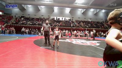 49 lbs Round Of 16 - Kyler Naifeh, R.A.W. vs Adrien Hickman, Bristow Youth Wrestling