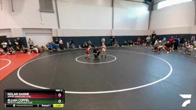 44 lbs Quarterfinal - Nolan Gagne, Amped Wrestling Club vs Elijah Coffel, NB Elite Wrestling Club