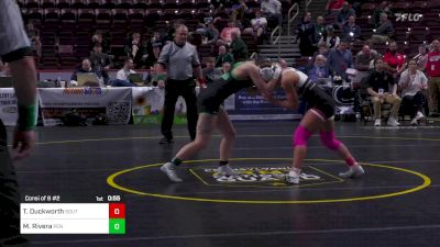 124 lbs Consi Of 8 #2 - Tatum Duckworth, South Western-G vs Madacyn Rivera, Pen Argyl-G