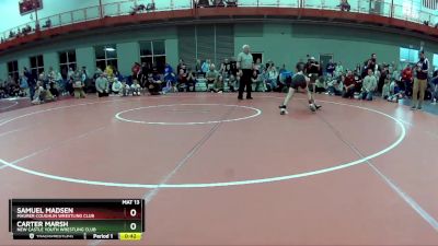 80 lbs Quarterfinal - Carter Marsh, New Castle Youth Wrestling Club vs Samuel Madsen, Maurer Coughlin Wrestling Club