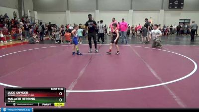 80 lbs Quarterfinal - Malachi Herring, Vicious vs Jude Snyder, Weaver Youth Wrestling