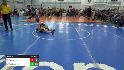 75 lbs Round 6 - Hudson Juarez, Ragin Raisins vs Ethan VanDyke, Ares Wrestling Club