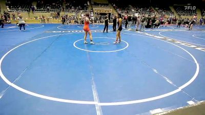 132 lbs Quarterfinal - NayKhia Gentry, Blue T Carver vs Rosha Maxwell, Tahlequah Wrestling Club