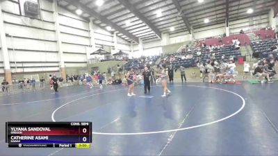 180 lbs Cons. Semi - Ylyana Sandoval, Oregon vs Catherine Asami, Hawaii