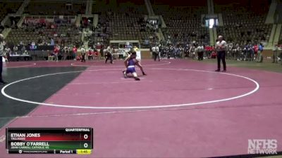 5A 150 lbs Quarterfinal - Bobby O`farrell, John Carroll Catholic HS vs Ethan Jones, Tallassee