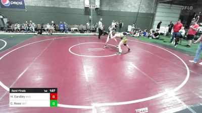 116 lbs Semifinal - Hayden Eardley, Wyoming Unattached vs Caysen Ross, Gritt