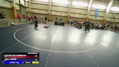 56 lbs Quarterfinal - Colton Oeltjenbruns, WY vs Ezra Harris, UT