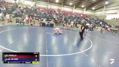 71 lbs Semifinal - Leo Murillo, PA vs Caleb Heyder, UT