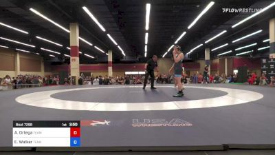 65 kg Rr Rnd 1 - Ashlynn Ortega, Team Tornado Wrestling Club vs Emma Walker, Tennessee