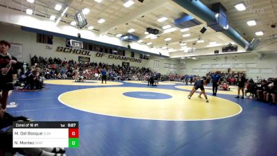 148 lbs Consi Of 16 #1 - Max Del Bosque, Clovis North vs Noah Montez, Central Catholic