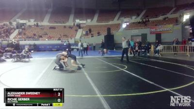 D1-120 lbs Champ. Round 1 - Richie Gerber, Gila Ridge vs Alexander Sweeney, Desert Ridge