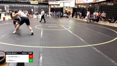 285 lbs Champ. Round 1 - Andrew Martinez, Trinidad State vs Jake Boley, Nebraska-Kearney