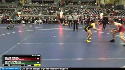 125 lbs Cons. Round 5 - Blaine Wallace, Odessa Youth Wrestling Club vs Drake Troxel, Nebraska Wrestling Academy