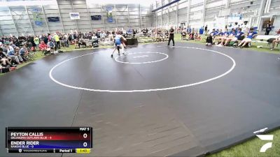 170 lbs 2nd Wrestleback (16 Team) - Peyton Callis, Oklahoma Outlaws Blue vs Ender Rider, Kansas Blue