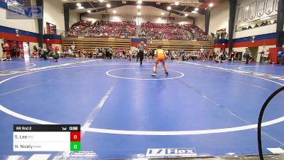 64 lbs Rr Rnd 2 - Sara Lee, Sallisaw Takedown Club vs Noah Nicely, Morris Wrestling Association