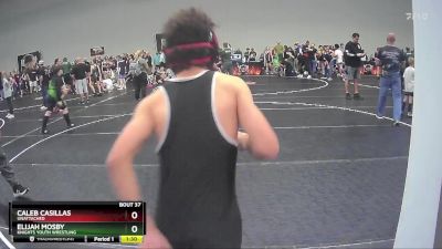 125 lbs Cons. Round 2 - Caleb Casillas, Unattached vs Elijah Mosby, Knights Youth Wrestling