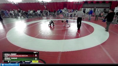 84-92 lbs Round 2 - Emery Gagas, Wisconsin vs Nyall Perry, Monona Grove/McFarland Wrestling Club