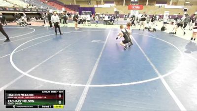 138 lbs Cons. Round 3 - Zachary Nelson, North Dakota vs Hayden McGuire, Brandon Valley Lynx Wrestling Club