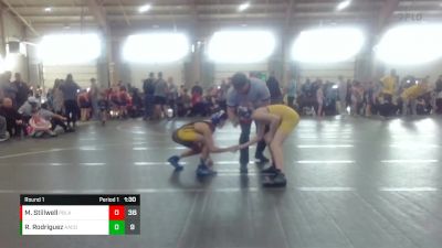 88 lbs Round 1 - Mikey Stillwell, PA Alliance Black vs Ramon Rodriguez, AACO Allstars