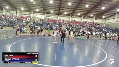 125 lbs Cons. Round 2 - Emily Ha, Nevada vs Kalina Hotema, Hawaii