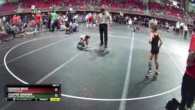 55 lbs 5th Place Match - Hudson Broz, Nebraska Boyz vs Cooper Bingner, Norfolk Jr Wrestling Club