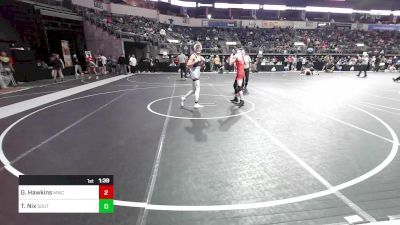 122 lbs Round Of 16 - Gabriel Hawkins, MoWest Championship Wrestling vs Taylen Nix, Southern Slammers