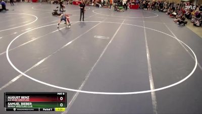 77 lbs Quarterfinal - August Benz, Elk River Wrestling vs Samuel Bieber, Bemidji Wrestling Club