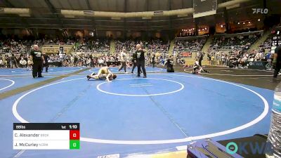 88 lbs Quarterfinal - Corbin Alexander, Broken Arrow Wrestling Club vs Jackson McCurley, Norman Grappling Club