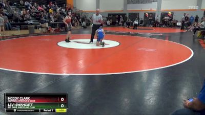 B-22 lbs Semifinal - Levi Swancutt, Big Game Wrestling Club vs McCoy Clark, Anamosa Wrestling Club