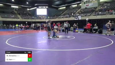 135 lbs Final - Matthew Almedino, Dickson City, PA vs Dustin Kerr, Pittsburgh, PA