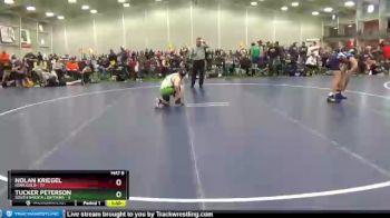 152 lbs Round 4 (6 Team) - Nolan Kriegel, Iowa Gold vs Tucker Peterson, South Dakota Lightning
