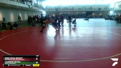 197 lbs Quarterfinal - John Ryan Sedovy, Washington And Lee University vs Cameron Butka, Wilkes University