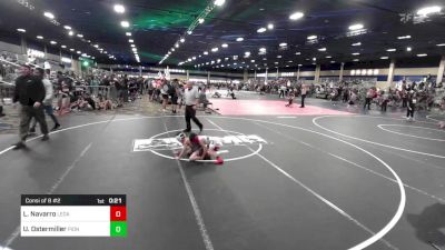 54 lbs Consi Of 8 #2 - Leo Navarro, Legacy Elite vs Uriah Ostermiller, Pioneer Grappling Academy