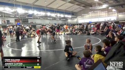 170 lbs Semis & 1st Wb (8 Team) - Tripp Sullivan, NC National Team vs Andrew Clayton, The Untouchables Purple