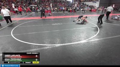 125 lbs Champ. Round 2 - Noah Przekurat, Askren Wrestling Academy vs Jared LaPlante, Askren Wrestling Academy