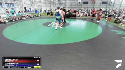 285 lbs Quarters & 1st Wb (16 Team) - Ben Flaxman, Arkansas vs Gavin Martin, Georgia BLACK