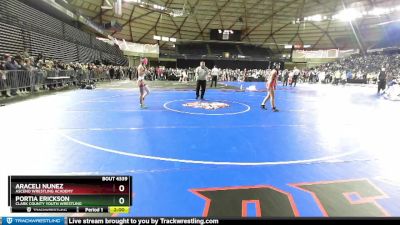 115 lbs Champ. Round 1 - Araceli Nunez, Ascend Wrestling Academy vs Portia Erickson, Clark County Youth Wrestling