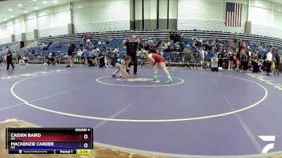 112 lbs Round 4 - Caiden Baird, OH vs Mackenzie Carder, OH