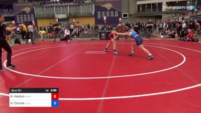 59 kg Rr Rnd 1 - Ronna Heaton, Sunkist Kids Wrestling Club vs Hailey Corona, Utah