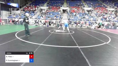 220 lbs Rnd Of 64 - Rocky Files, New York vs Pierce Cunningham, Kansas