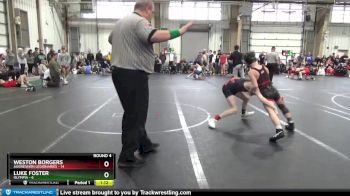 96 lbs Round 4 (8 Team) - Weston Borgers, Aggression Legionaries vs Luke Foster, Olympia