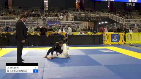 AILA SOLECKI vs SARAH C. FIRME GALVAO 2024 Pan Jiu Jitsu IBJJF Championship